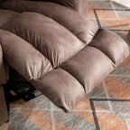 Fauteuil inclinable manuel pivotant grande taille