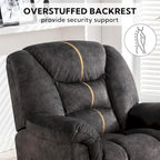 Fauteuil inclinable manuel pivotant grande taille