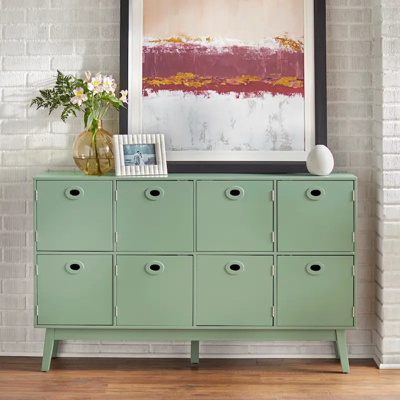 Grand meuble de rangement à 8 compartiments – Style vintage