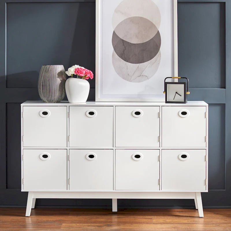 Grand meuble de rangement à 8 compartiments – Style vintage