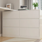 Commode et Bureau Rotatifs 6 Tiroirs – Coiffeuse Blanche/Noire