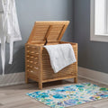 Panier à linge en bambou naturel