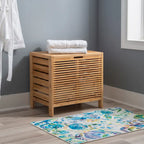 Panier à linge en bambou naturel