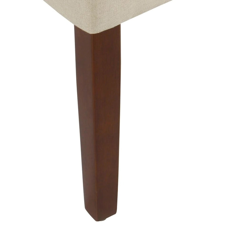Fauteuil d'appoint en tissu crème anti-taches