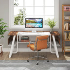 Bureau de direction avec étagère de rangement – Bureau d'écriture professionnel