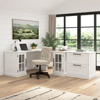 Classeur latéral à 2 tiroirs – Rangement pour bureau à domicile