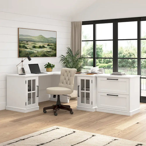 Classeur latéral à 2 tiroirs – Rangement pour bureau à domicile