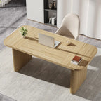 Bureau d'ordinateur 63 pour bureau à domicile, table d'écriture rectangulaire simple pour bureau d'étude ou chambre à coucher