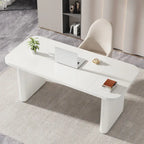 Bureau d'ordinateur 63 pour bureau à domicile, table d'écriture rectangulaire simple pour bureau d'étude ou chambre à coucher
