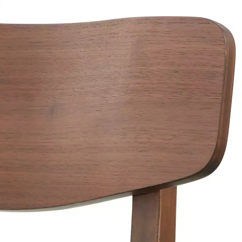 Lot de 2 chaises de salle à manger Buylateral Wave en hévéa massif