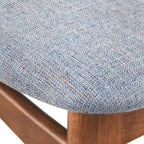 Lot de 2 chaises de salle à manger Buylateral Wave en hévéa massif