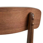 Lot de 2 chaises de salle à manger Buylateral Wave en hévéa massif