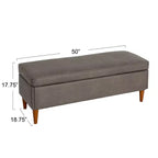 Banc de rangement Atley Storied Home